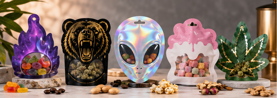 Die Cut Mylar Bags | Custom Shapes That Stop the Scroll