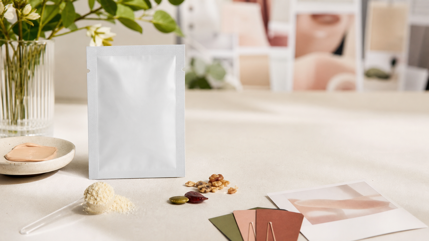 Low-MOQ custom sample sachet planning for startup brands