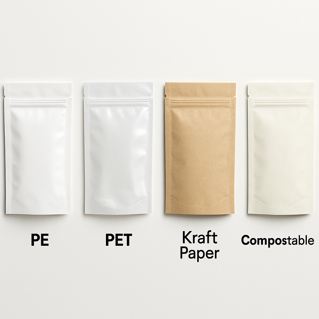 PE, PET, Kraft, or Compostable? Find the Best Packaging Material for Your Brand