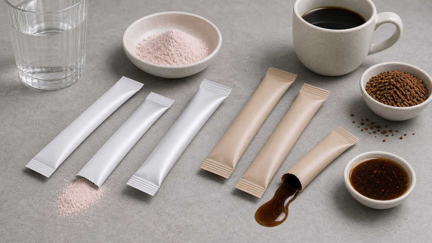 Stick Pack Packaging for Powders, Liquids and Single-Serve Products