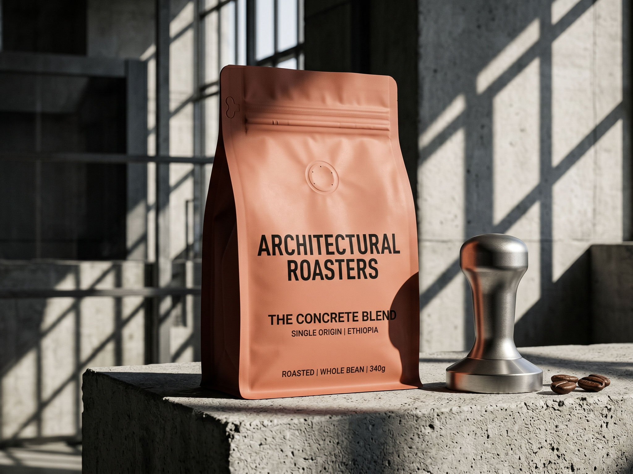 Custom coffee bean and cacao packaging bags with valves and resealable formats