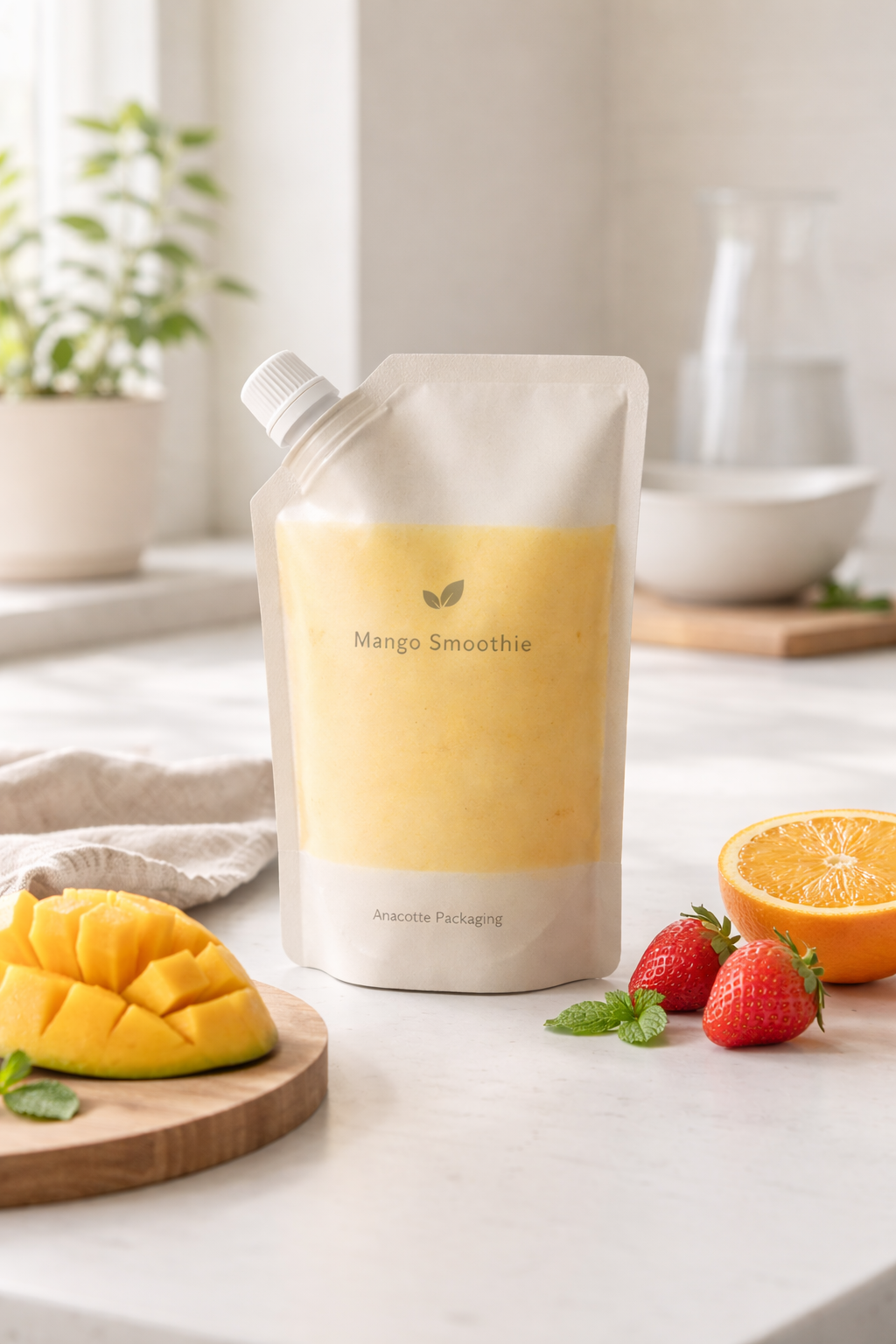 Recyclable Mono-material Spout Pouch | Custom Mono-PE Liquid & Refill Packaging