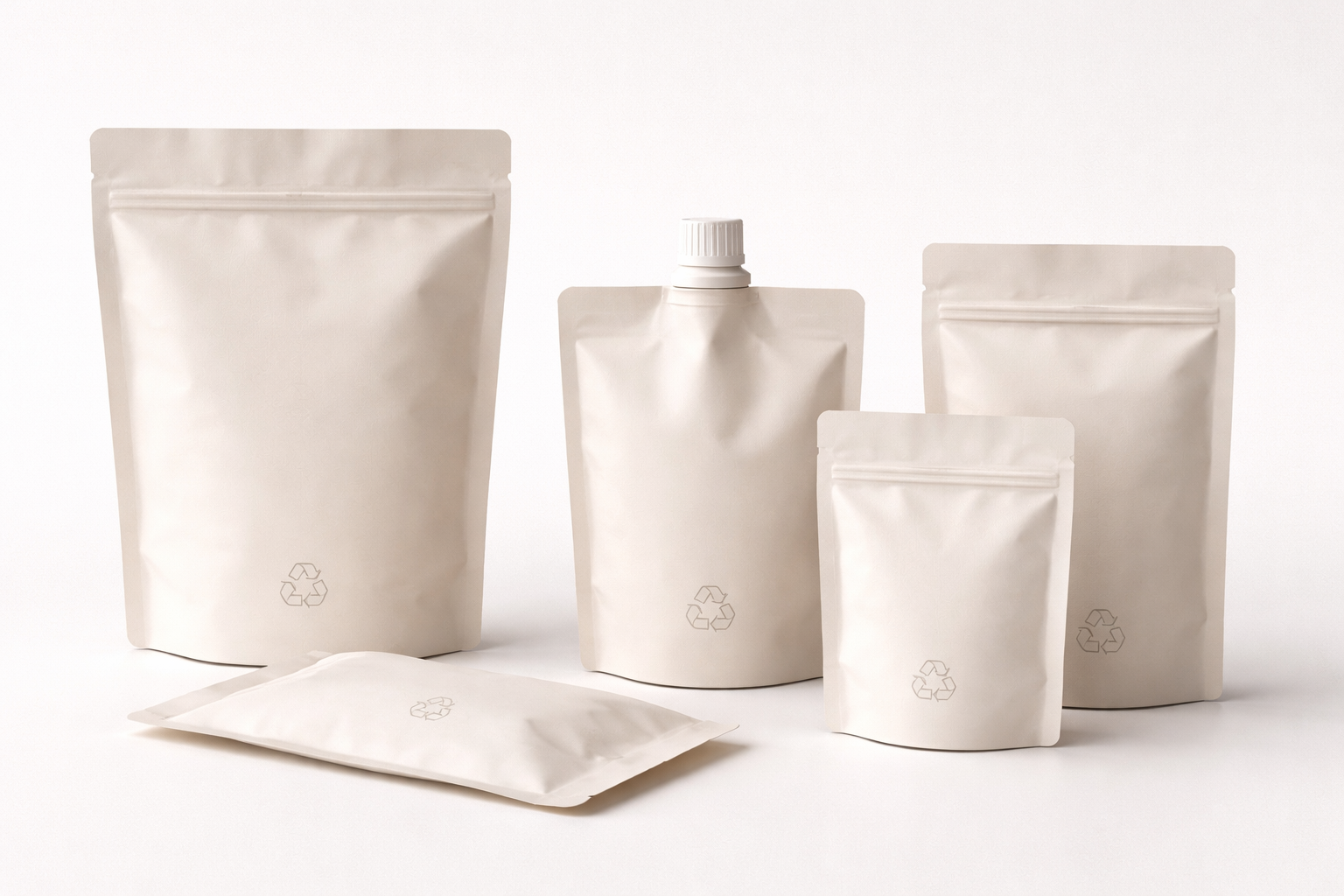 Recycelbare flexible Verpackungen für Lebensmittel, Haustiernahrung und flüssige Produkte