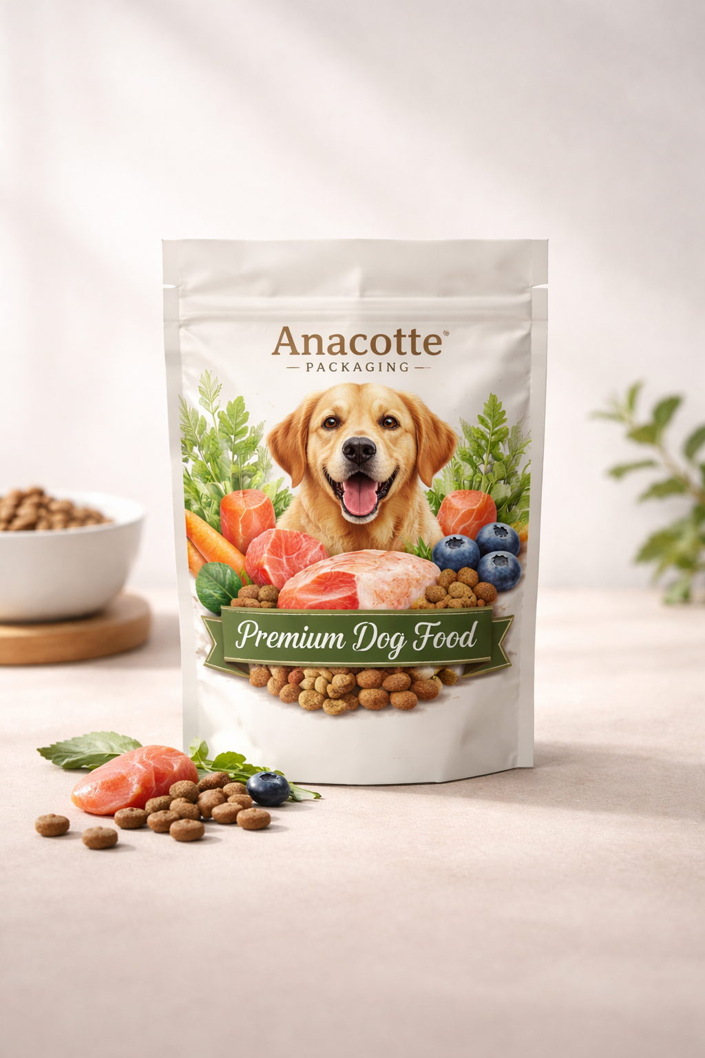 Custom Pet Food Packaging Bags | Flexible Stand Up & Flat Pouches for Pet Brands