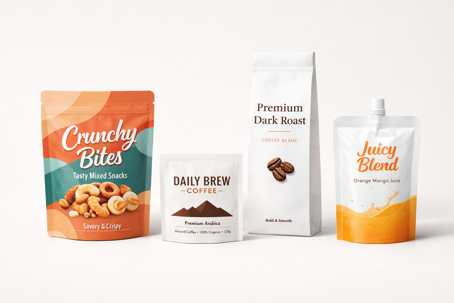 Custom Food Pouch Packaging – Flexible Barrieretaschen für Lebensmittel