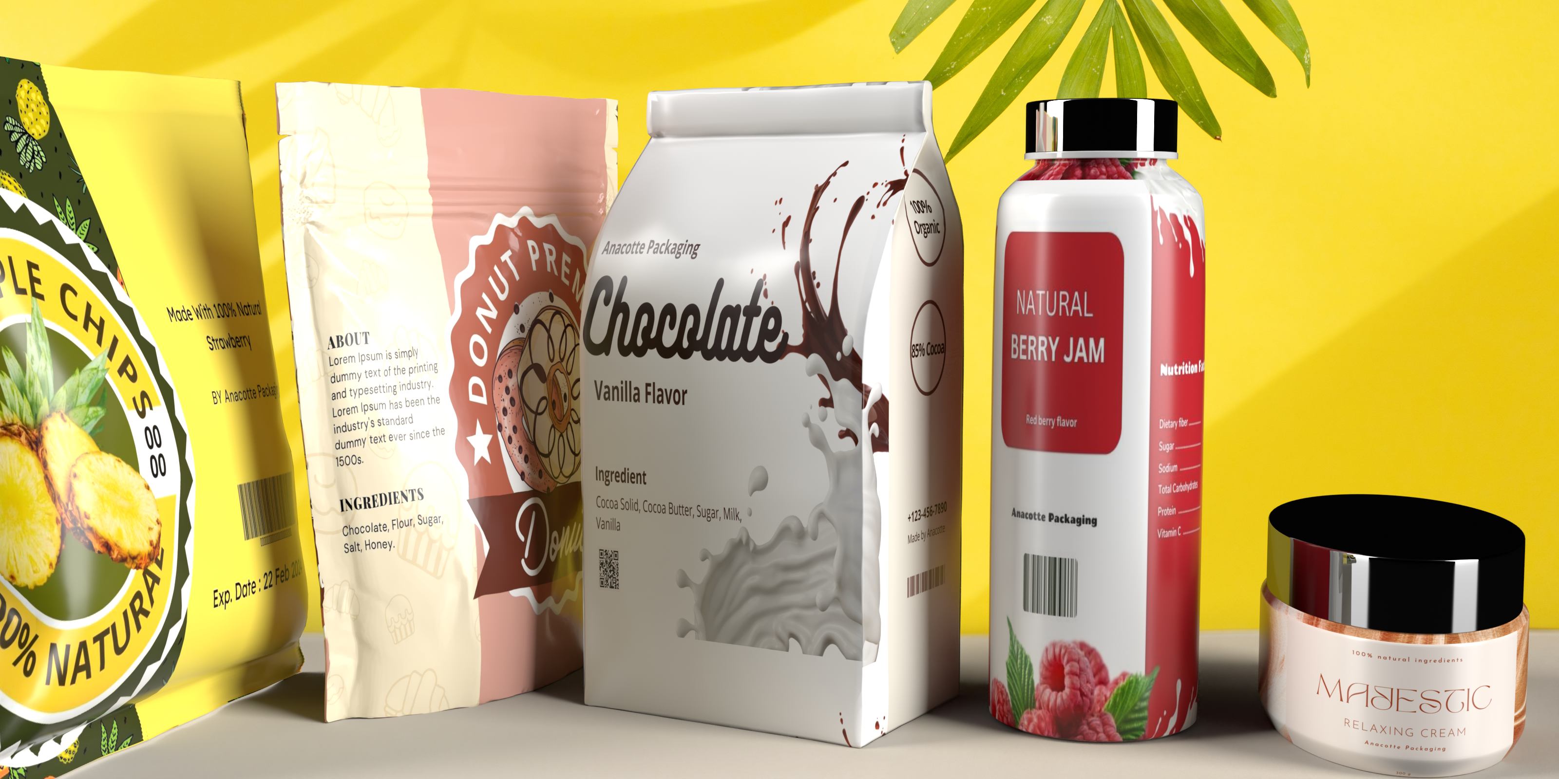 Packaging Made by Aluminum Materials Anacotte Packaging