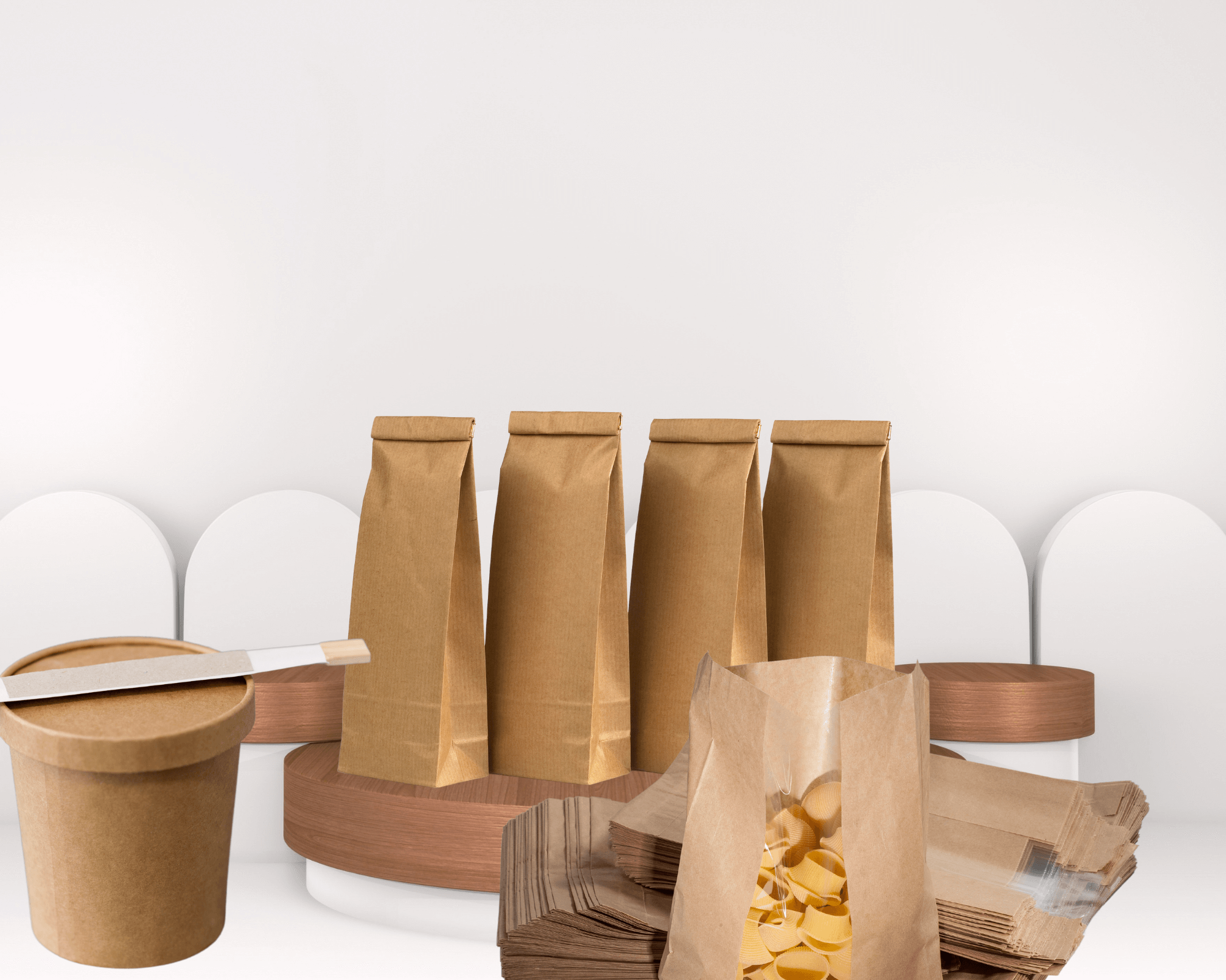 Paper Packaging for cookies, chips, and ice cream