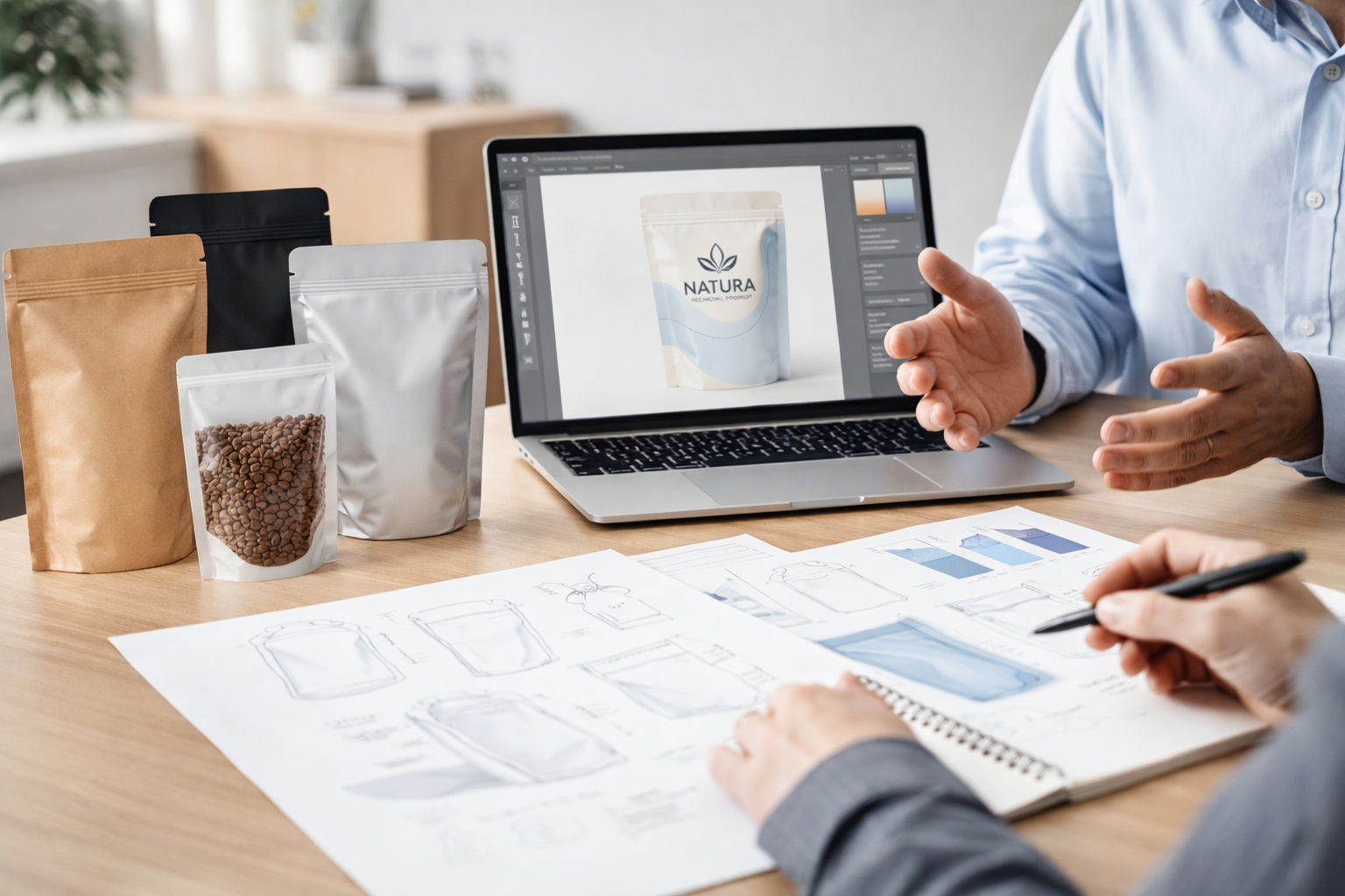 Stand Up Pouch Packaging | Custom Printed Flexible Bags