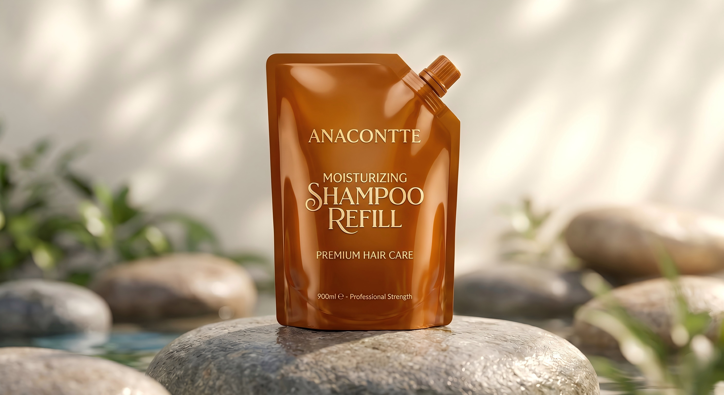 Moisturizing Shampoo Refill Pouch | Corner Spout Hair Care Bag
