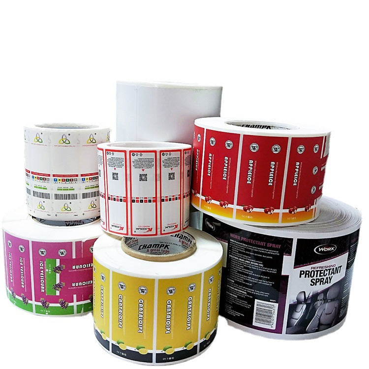 Cut and Stack Labels in Rolls
