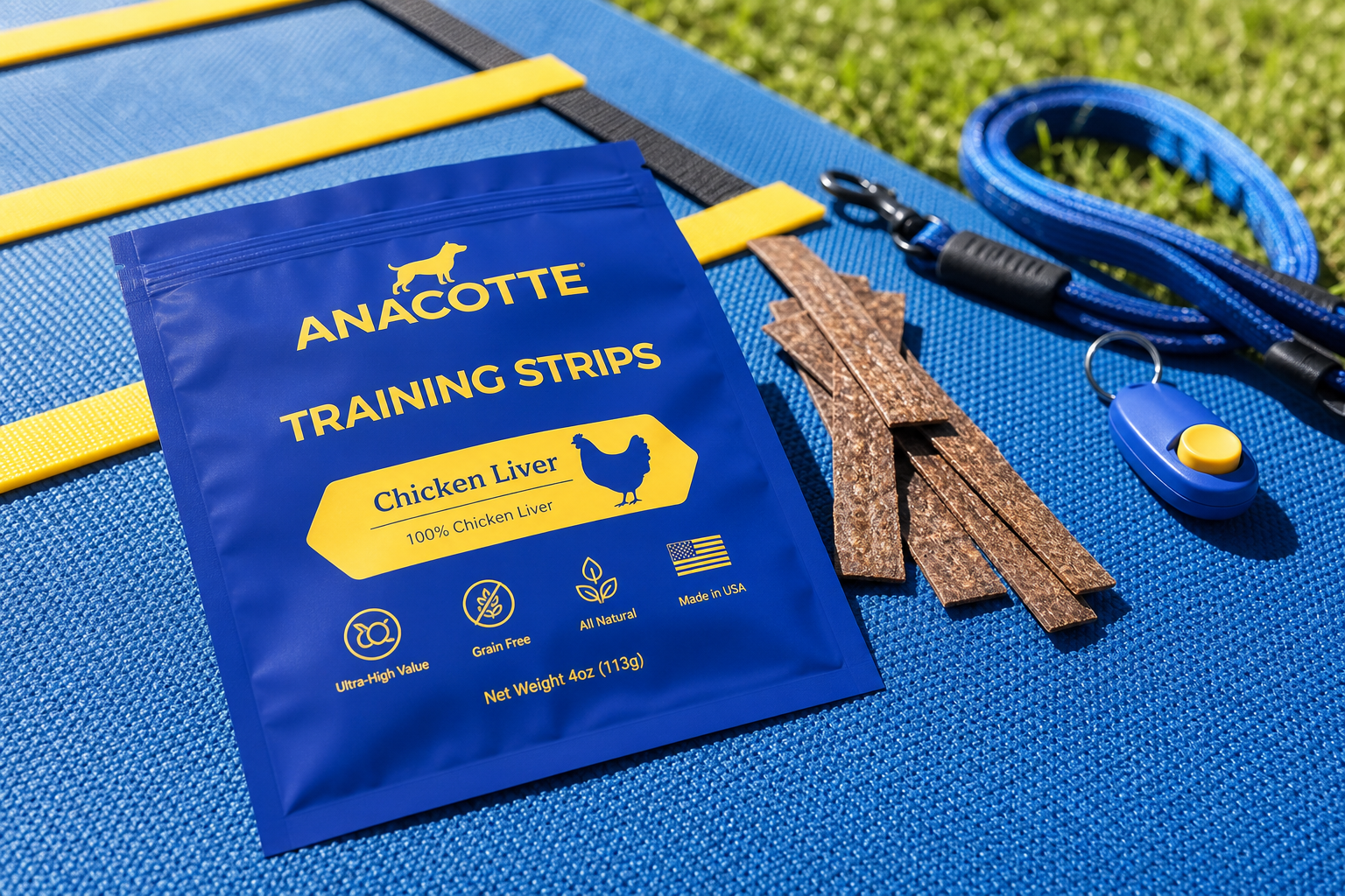 Custom Training Treat Strips Flat Pouch Packaging