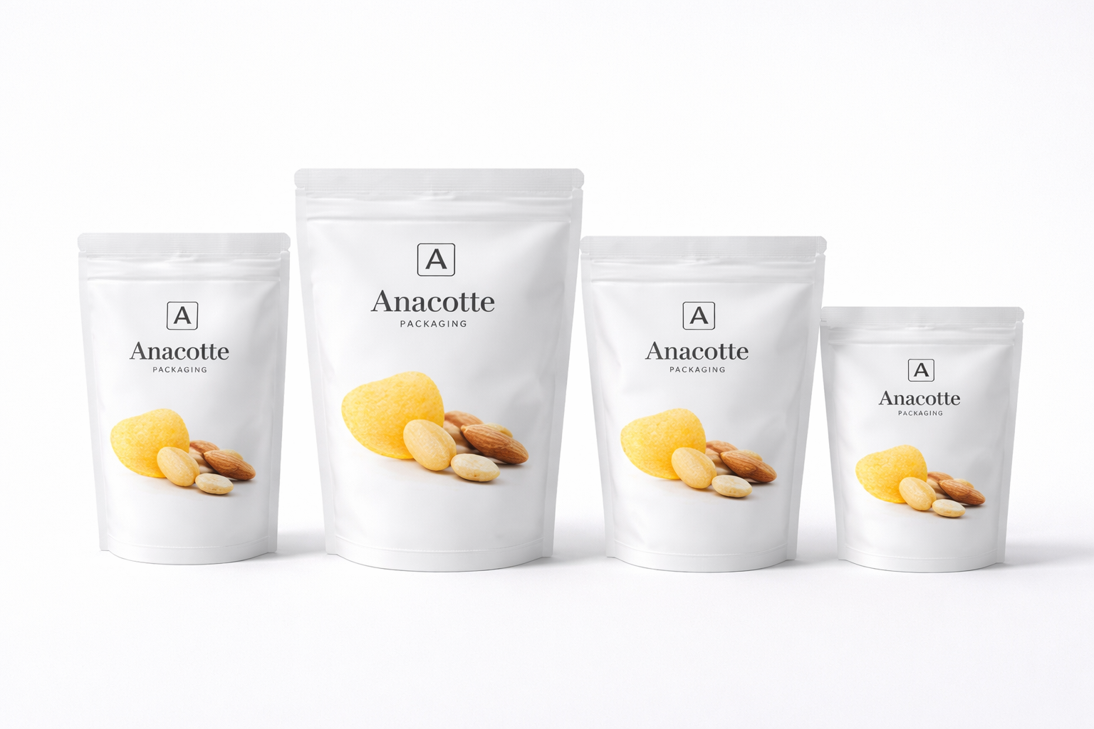 Stand Up Pouch for Snacks | Custom Printed Resealable Snack Packaging Bags