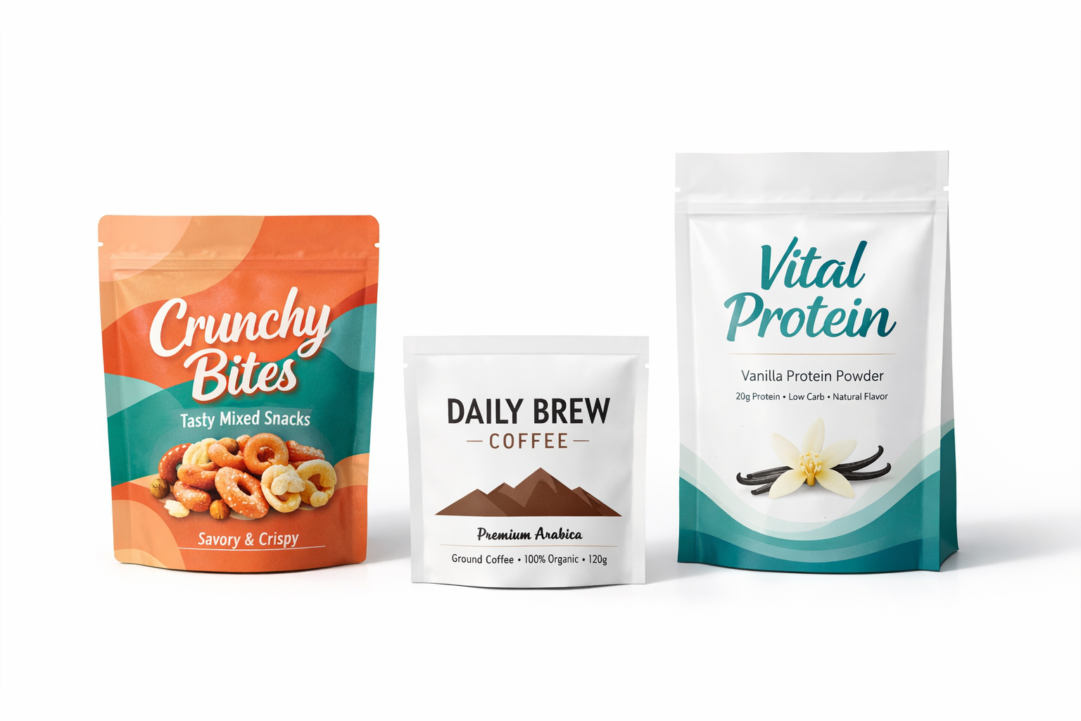 Custom Food Pouch Packaging – Flexible Barrieretaschen für Lebensmittel