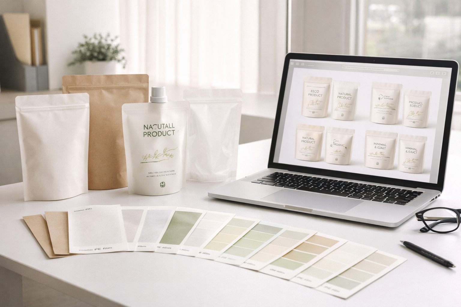 Recycelbare flexible Verpackungen für Lebensmittel, Haustiernahrung und flüssige Produkte