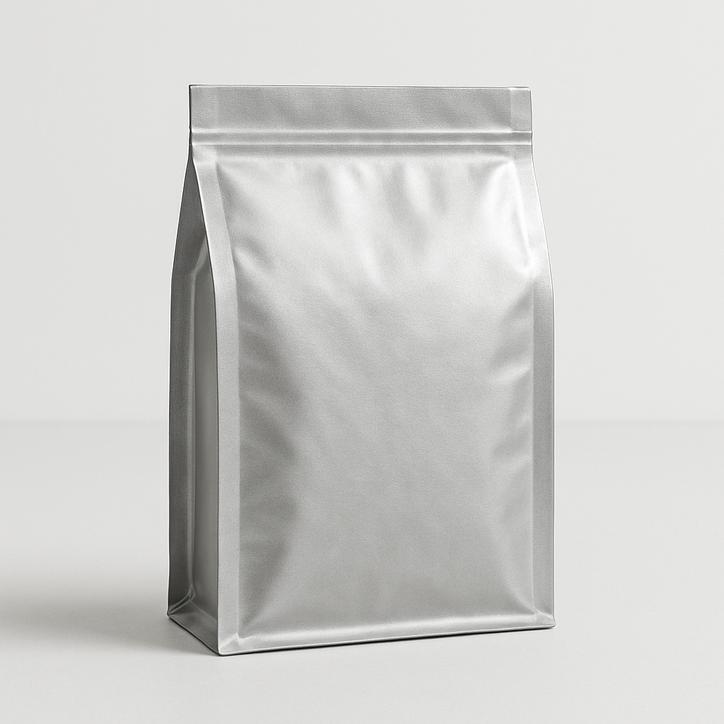 100 pcs Aluminum Foil Quad Seal Bags – Premium High-Barrier Packaging Solution