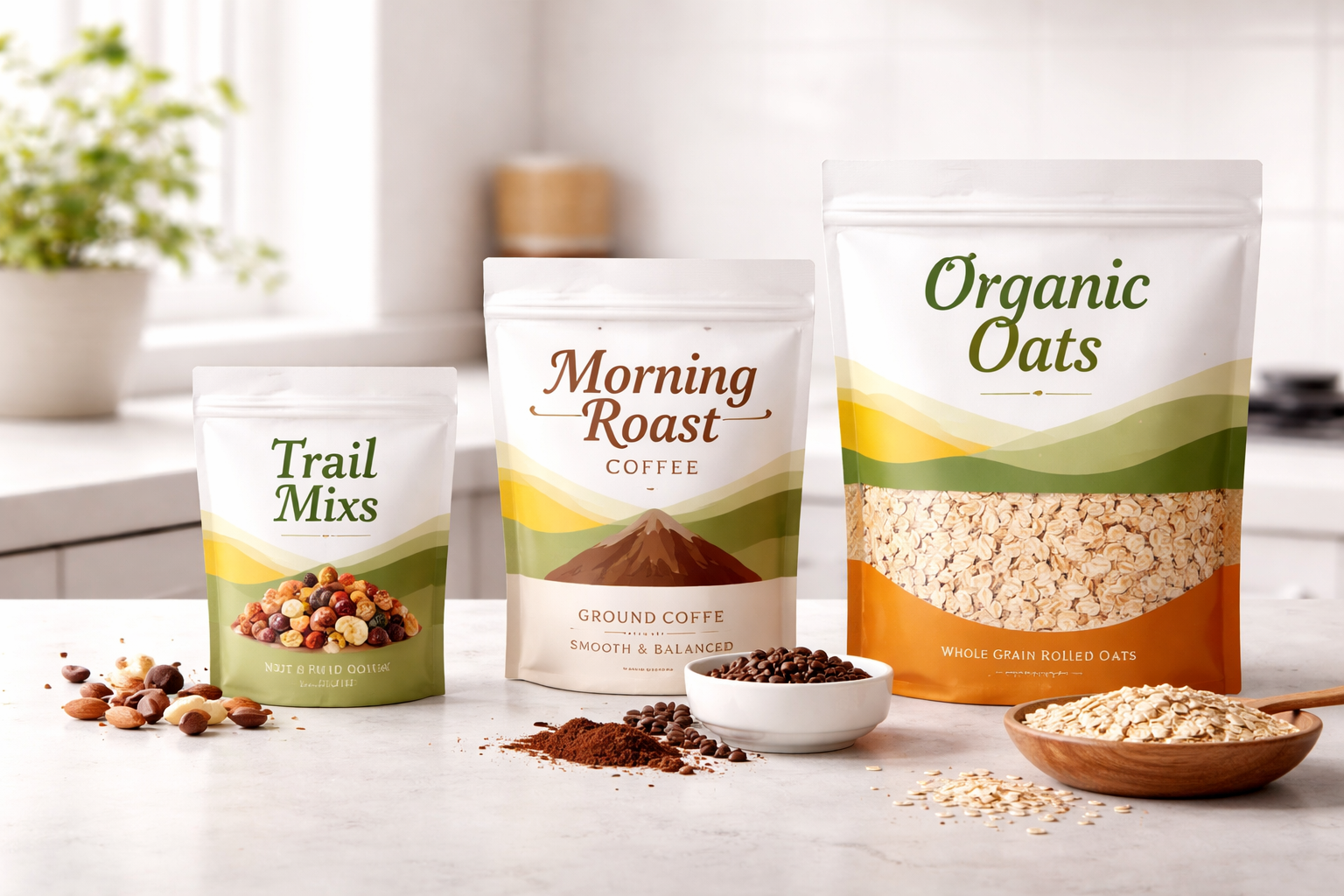 Custom Food Pouch Packaging – Flexible Barrieretaschen für Lebensmittel