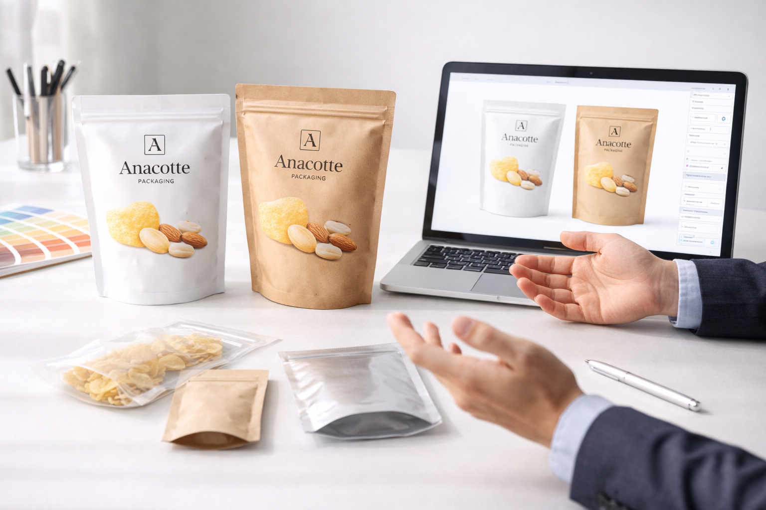 Stand Up Pouch for Snacks | Custom Printed Resealable Snack Packaging Bags