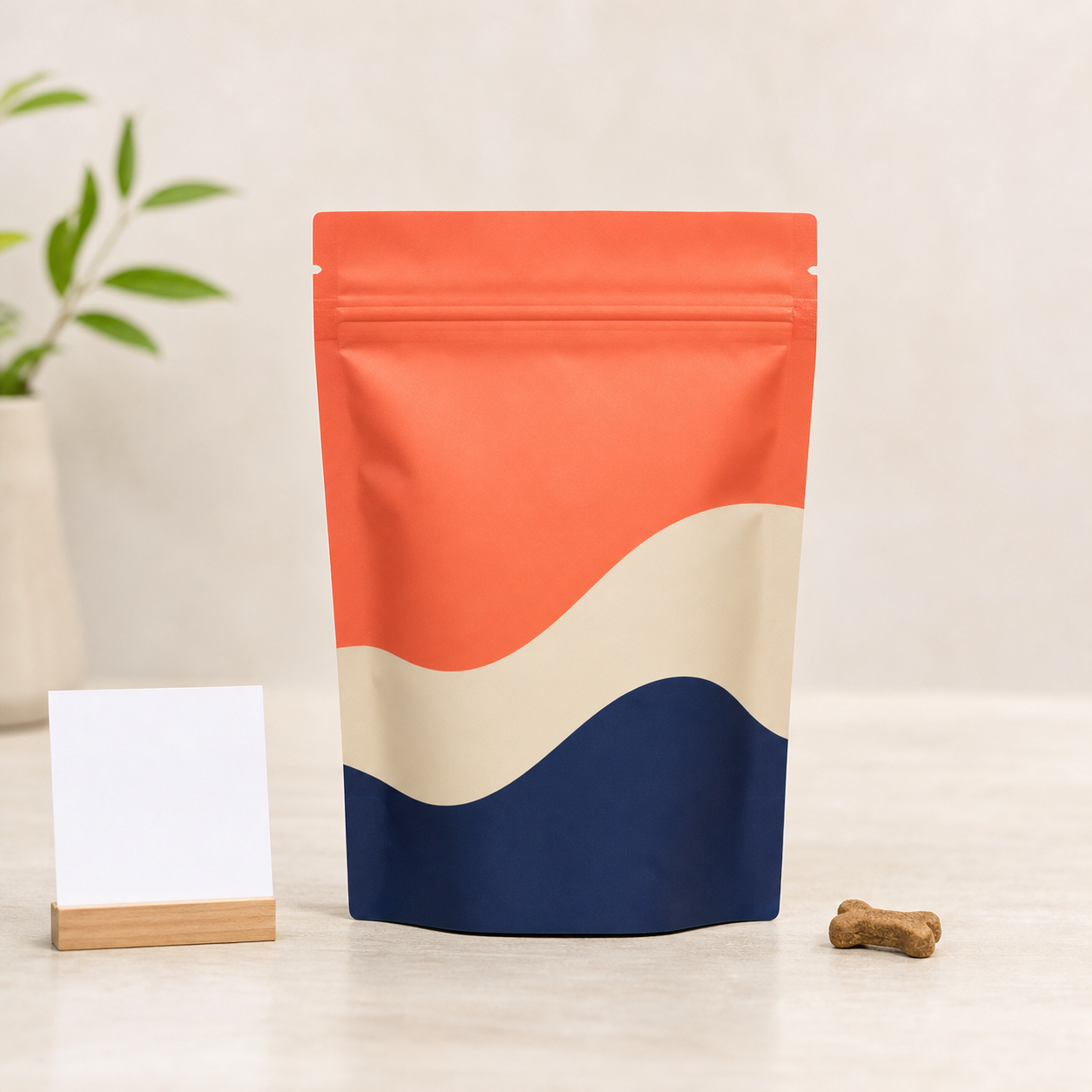 Pet supplement multi-SKU variety pouch for retail buyer trials