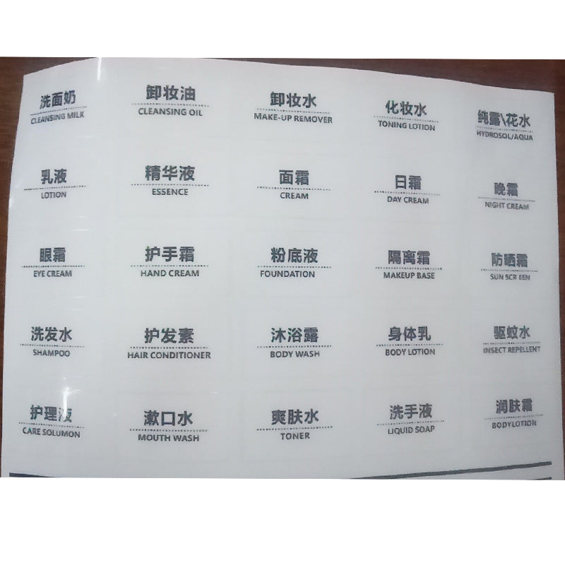 Shampoo shower gel sub-bottling empty bottle lotion press-type hand sanitizer travel cosmetics plastic bottle transparent