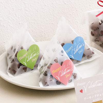 Transparent Matte Flat Bag Heart 110×120