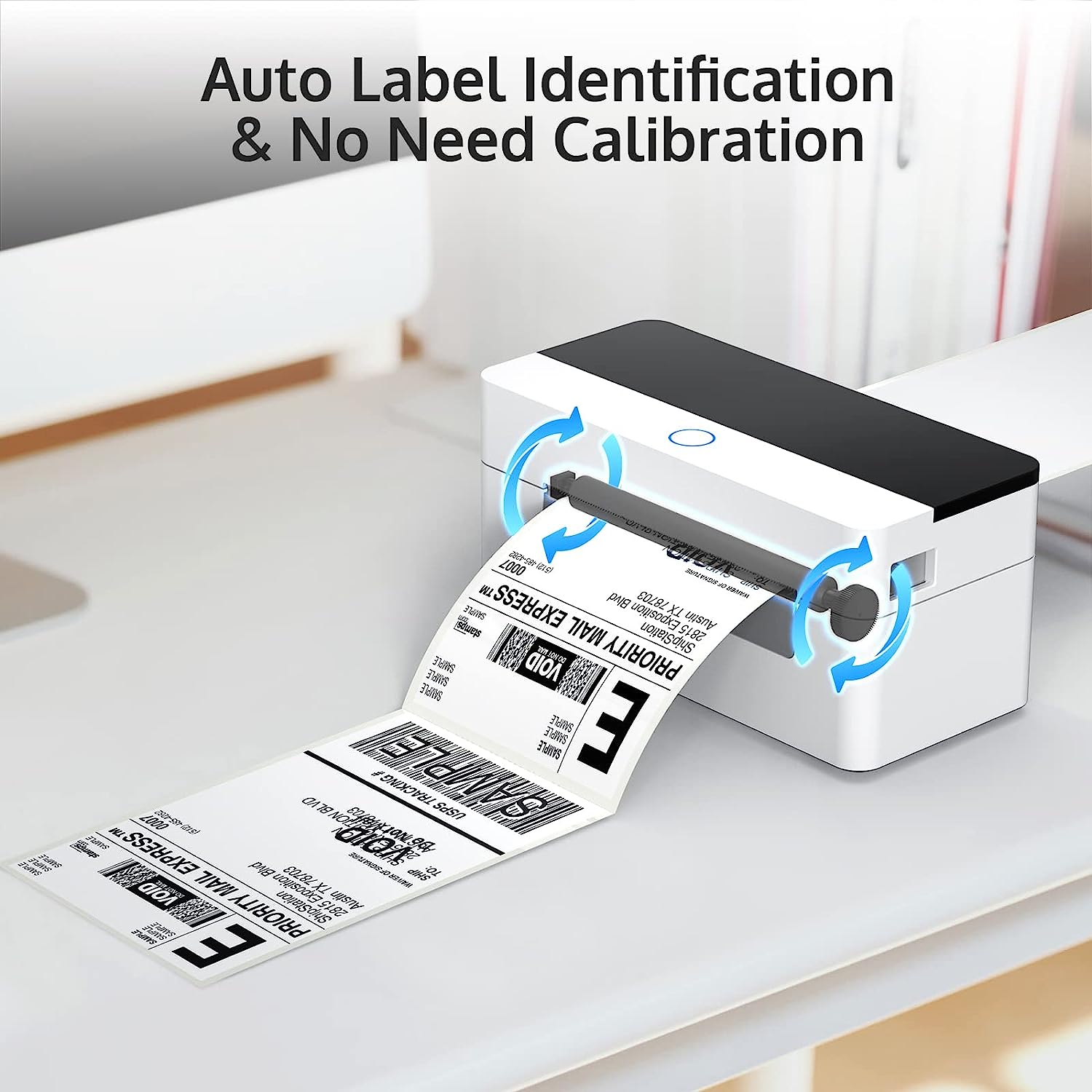 Thermal Label printers - Desktop Barcode Label Printer for Shipping Packages Home Small Business