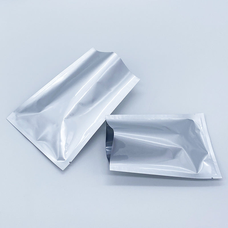 Approvisionnement direct d'usine de sac en aluminium pur sac plat en aluminium à trois côtés d'étanchéité sac d'emballage sous vide alimentaire sac autocollant pour pied de masque sac thermoscellé