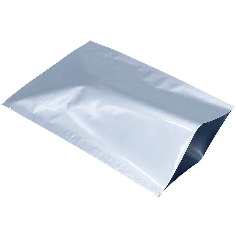 Approvisionnement direct d'usine de sac en aluminium pur sac plat en aluminium à trois côtés d'étanchéité sac d'emballage sous vide alimentaire sac autocollant pour pied de masque sac thermoscellé