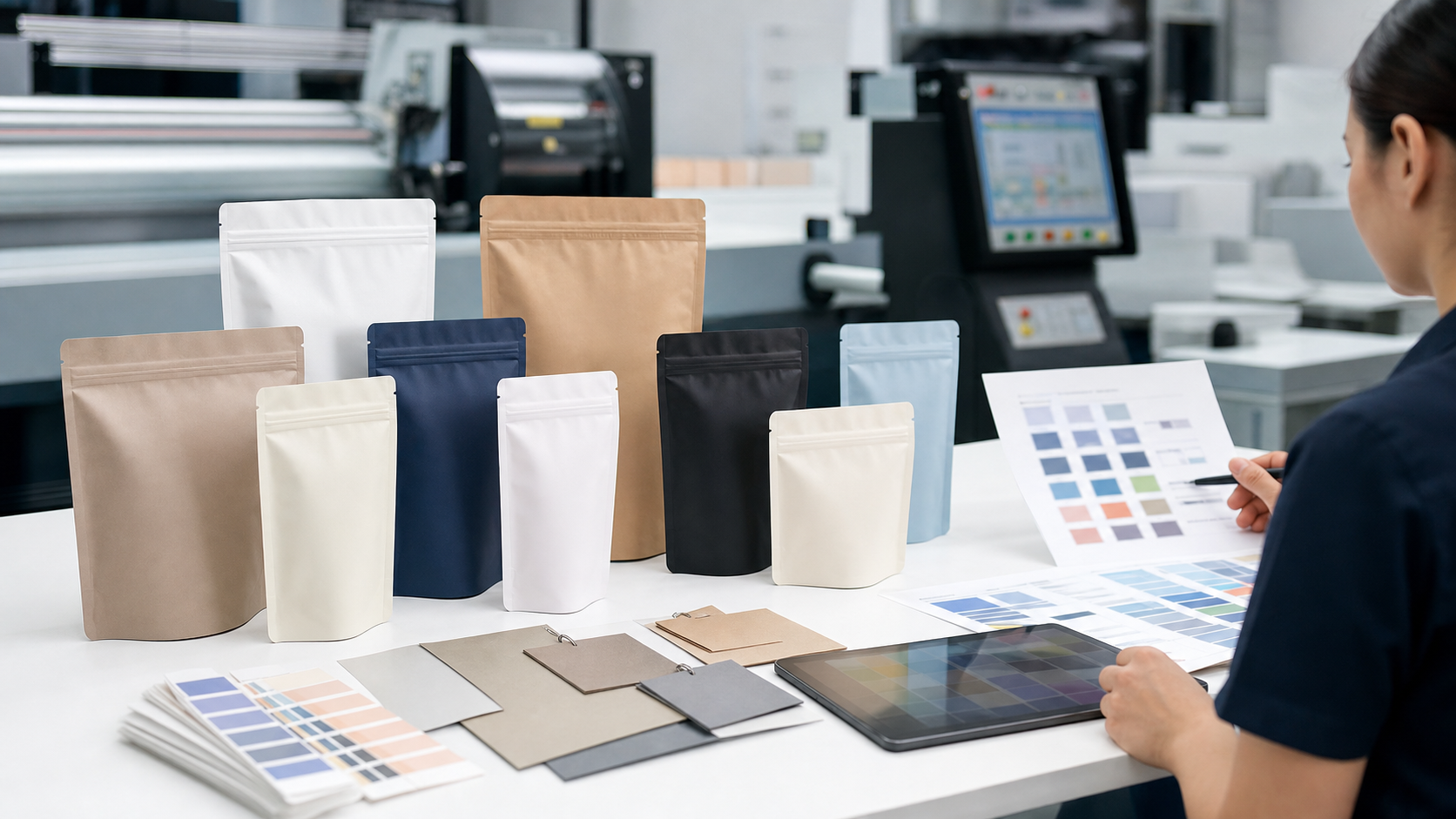 Low MOQ custom packaging samples prepared for quote review