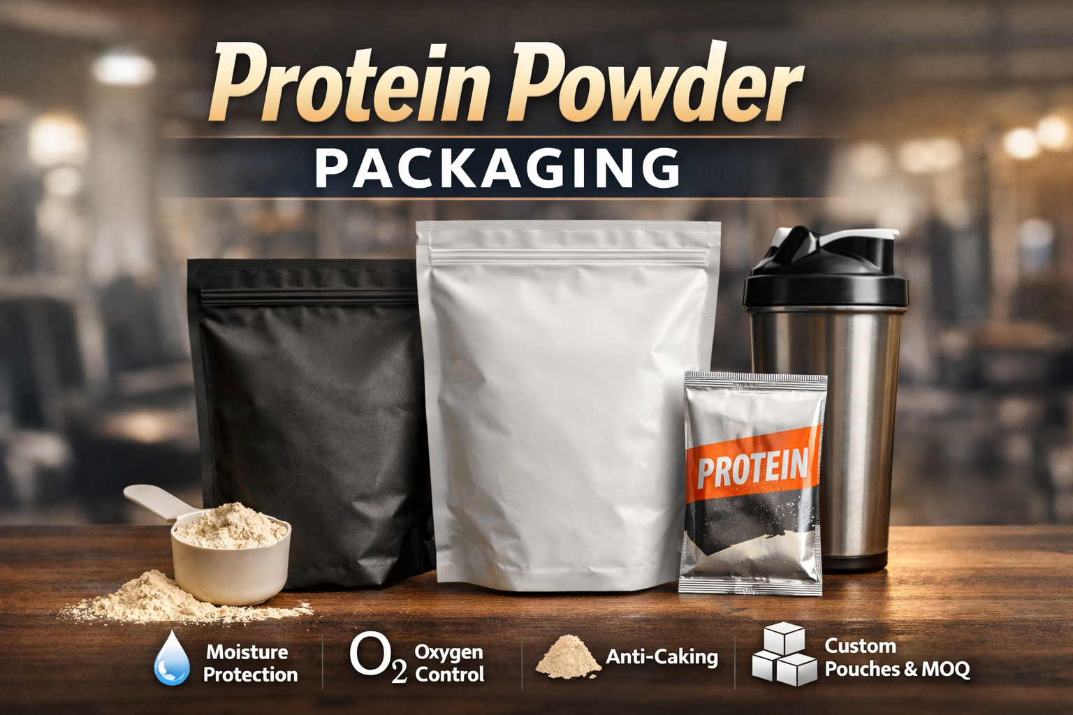 Guide to High Barrier Bags and Other Formats for Protein Powder Packaging