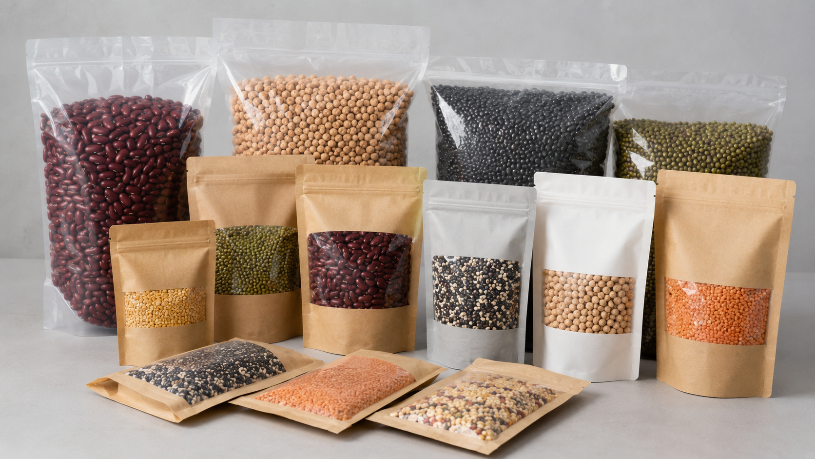 Beans Packaging for Retail and Wholesale Food Brands