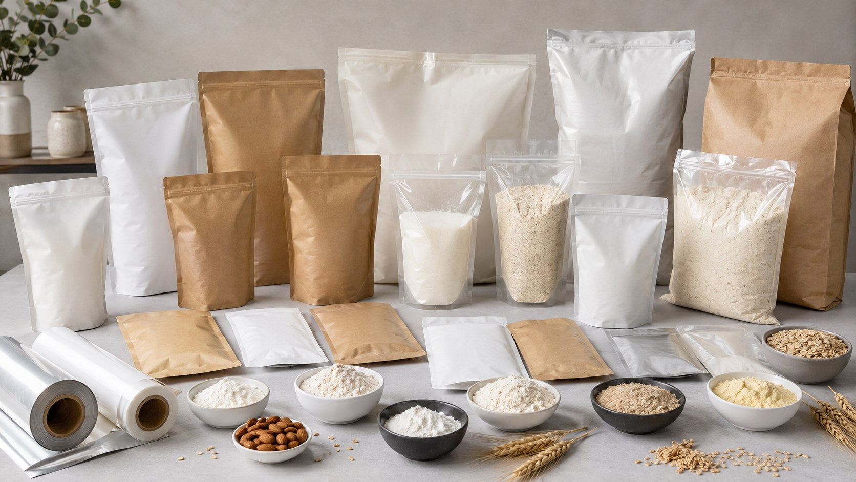 Flour Packaging for Retail, Ecommerce and Bulk Baking Ingredients
