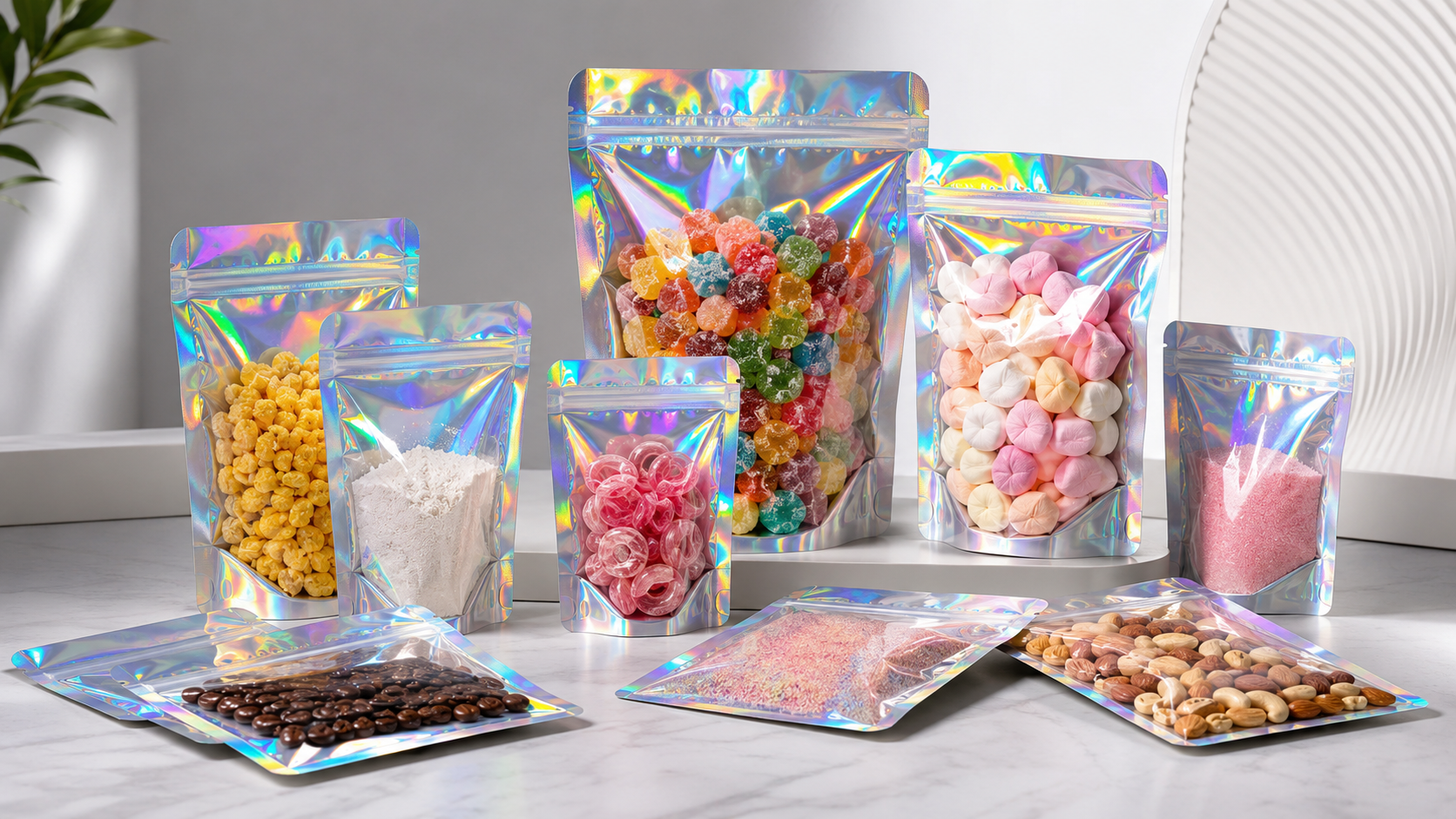 Holographic Mylar Bags for High-Impact Custom Packaging