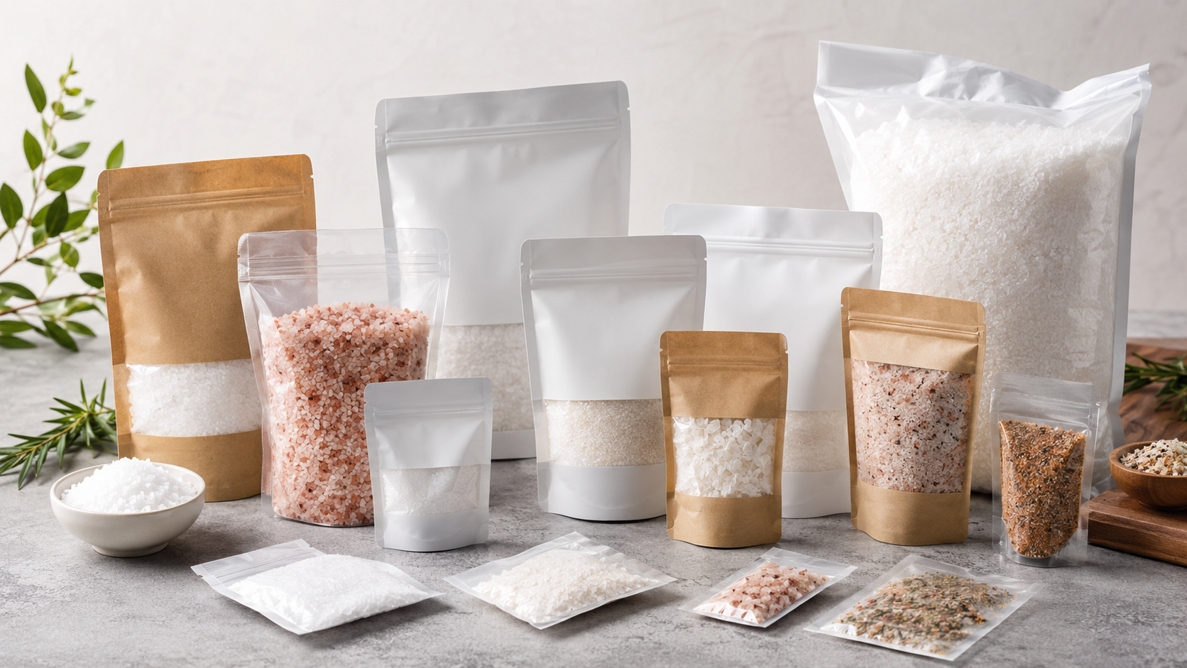 Sea Salt Packaging for Moisture Control and Easy Pouring