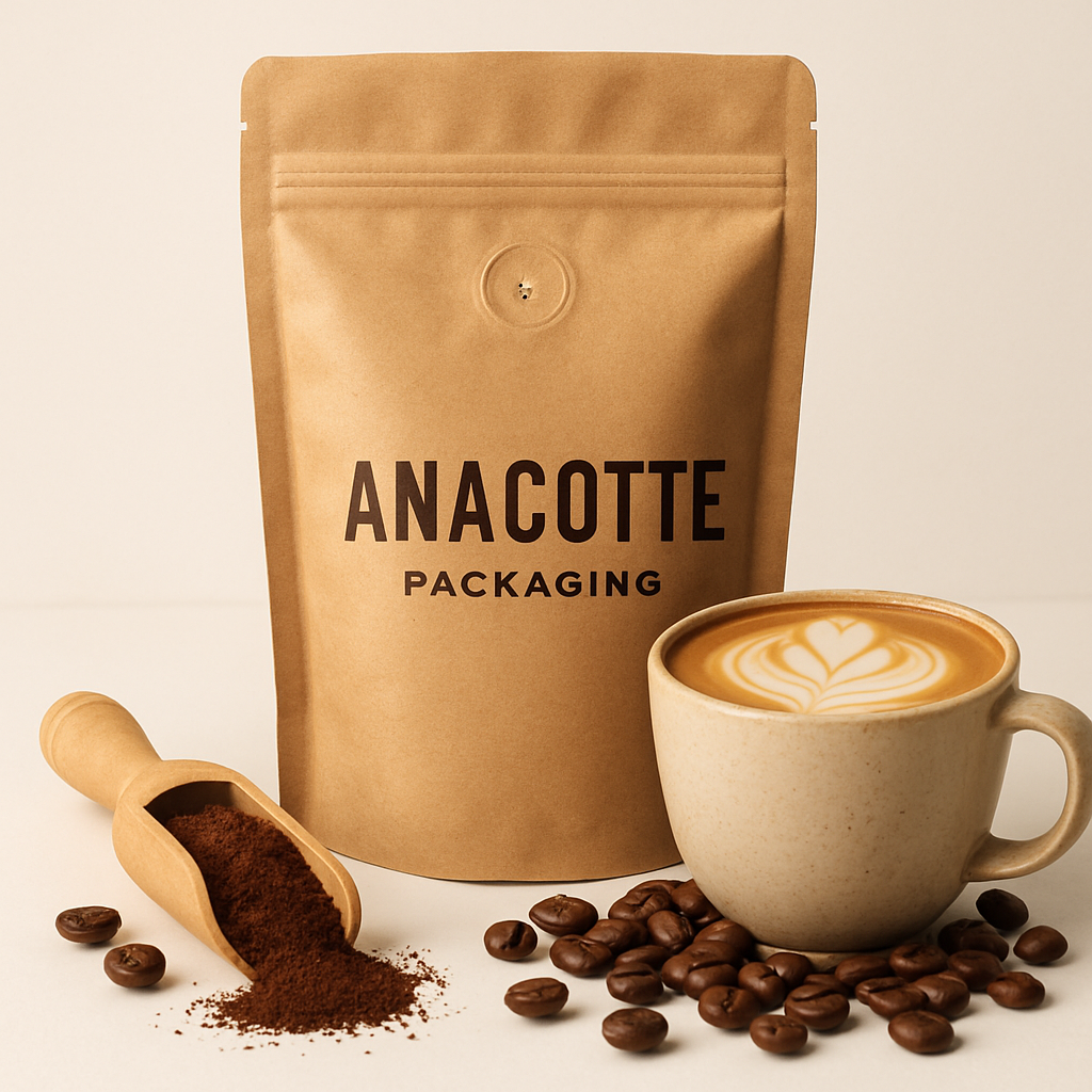 Custom Coffee Stand Up Pouches – Freshness Sealed, Style Delivered