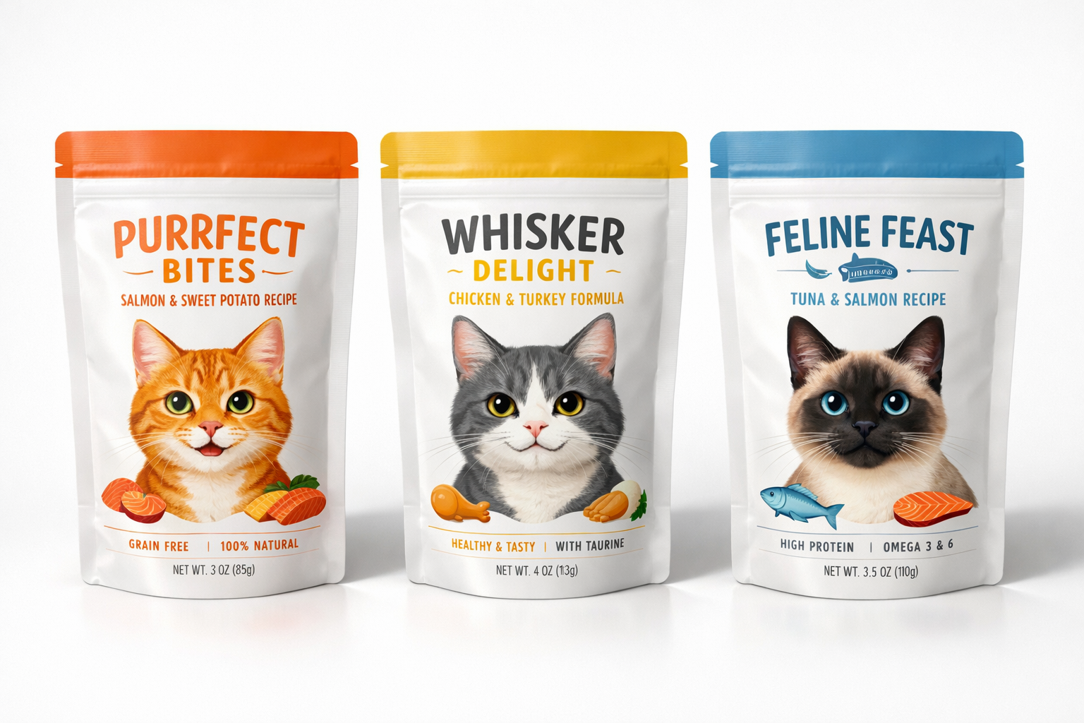 Cat Food Packaging – Custom Pouches for Dry & Wet Cat Food