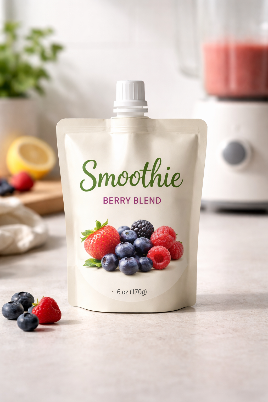 Smoothie Spout Pouch for Liquid Packaging | Custom & Low MOQ
