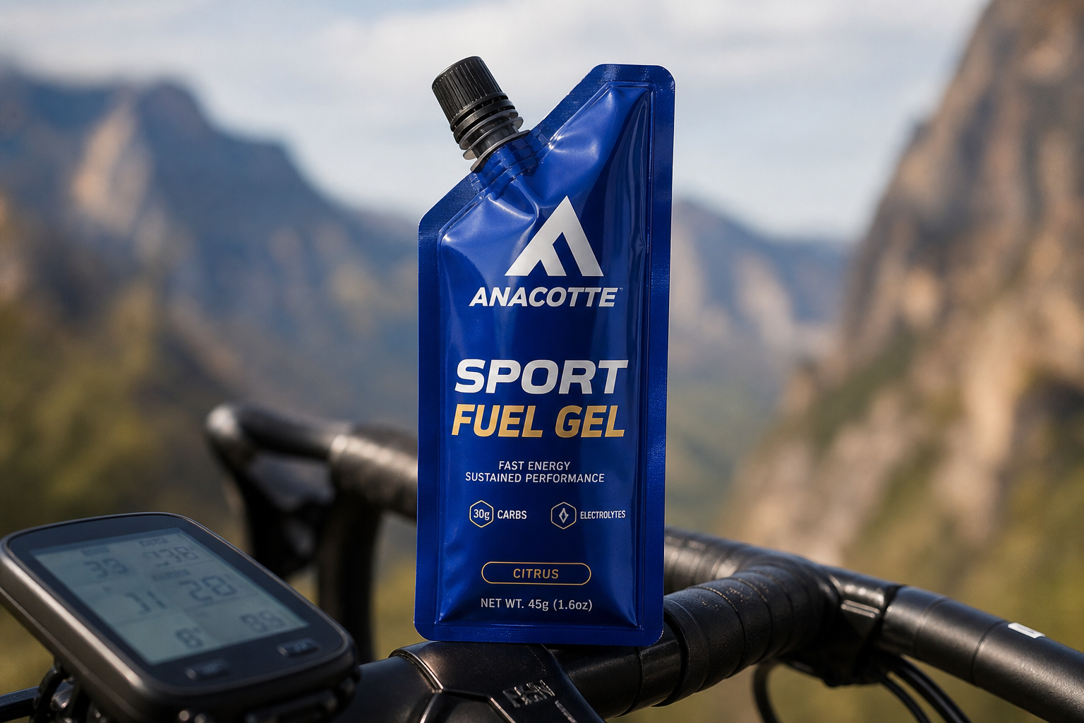 Custom Sports Nutrition Gel Corner Spout Pouch Packaging