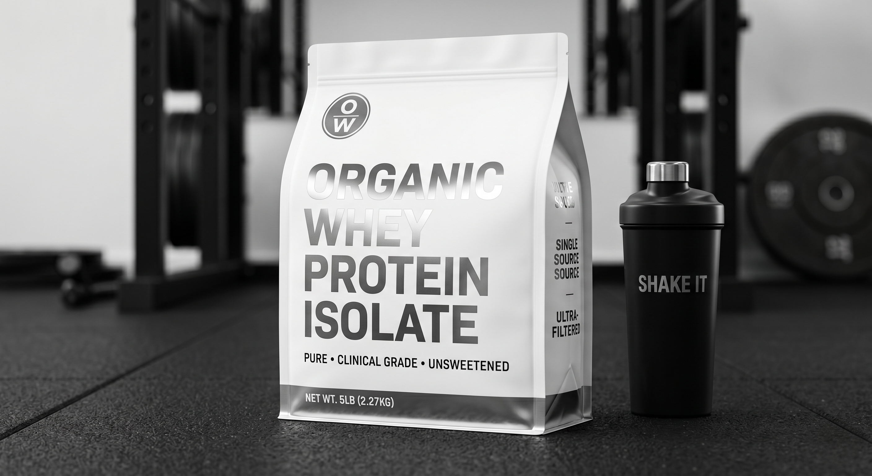 Custom Protein Powder Flat Bottom Pouches | Supplement Packaging Bags