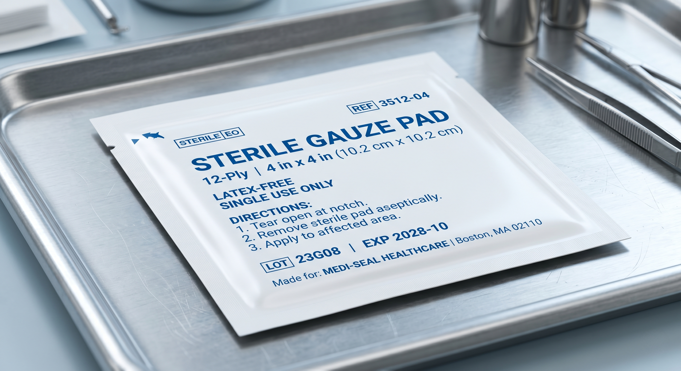 Medical Grade Flat Pouch for Sterile Care | Healthcare Sachet