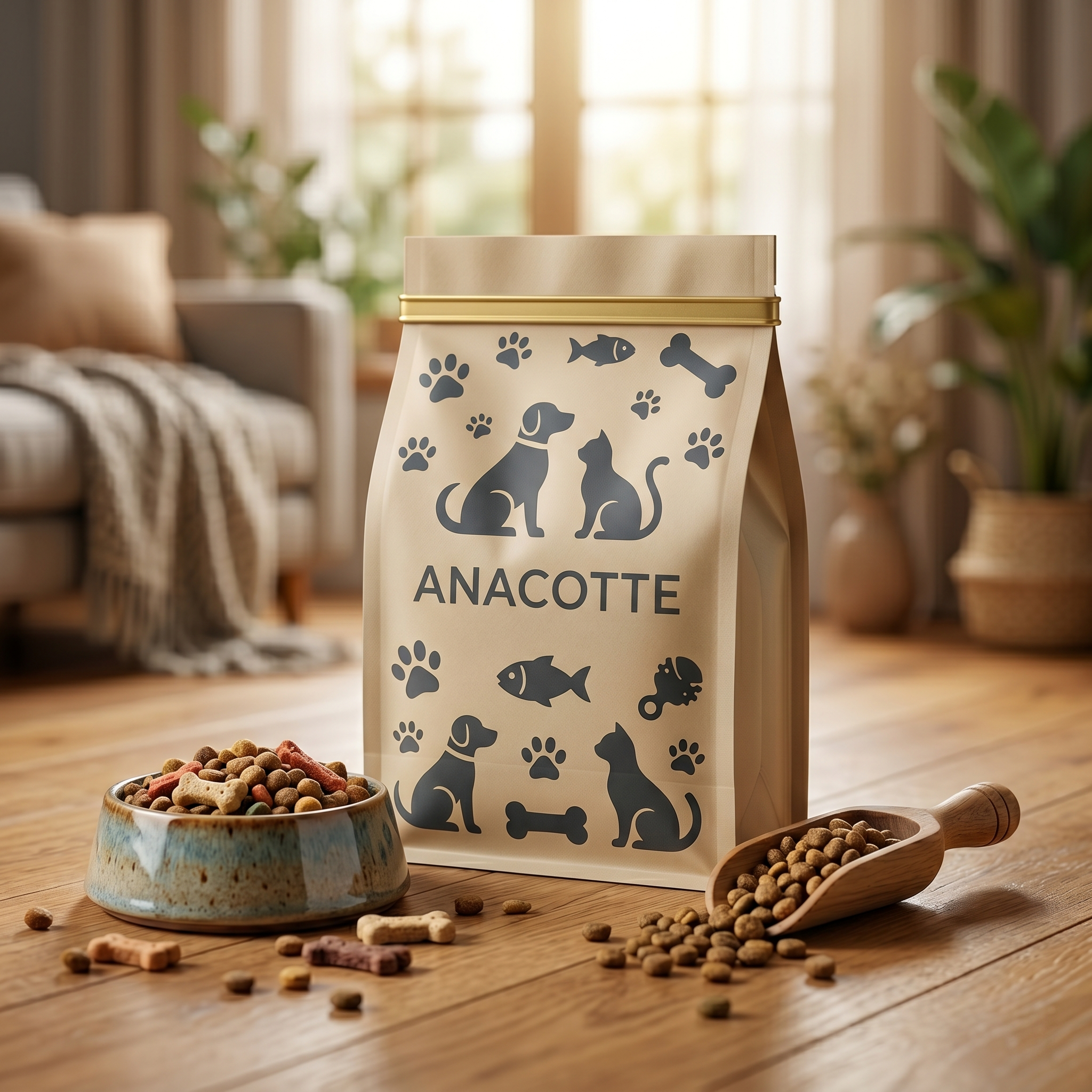 Custom Wholesale Heavy-Duty Side Gusset Pet Treat & Food Bags