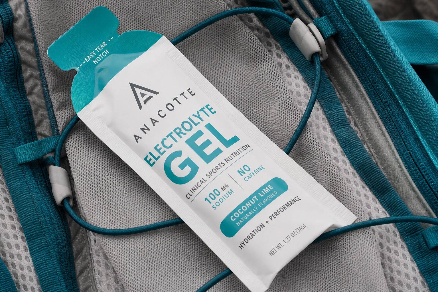 Custom Electrolyte Energy Gel High-Barrier Flat Pouch Packaging