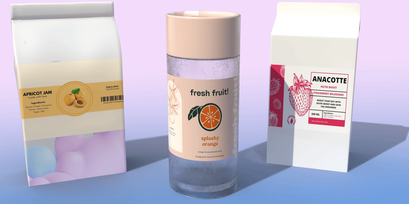Pressure sensitive label packaging for low MOQ branded launches