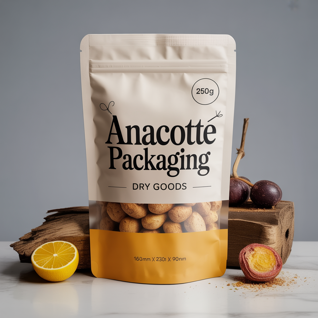 9 oz | 250 g Dry Goods, Superfoods and Coffee Stand Up Pouch Custom Packaging