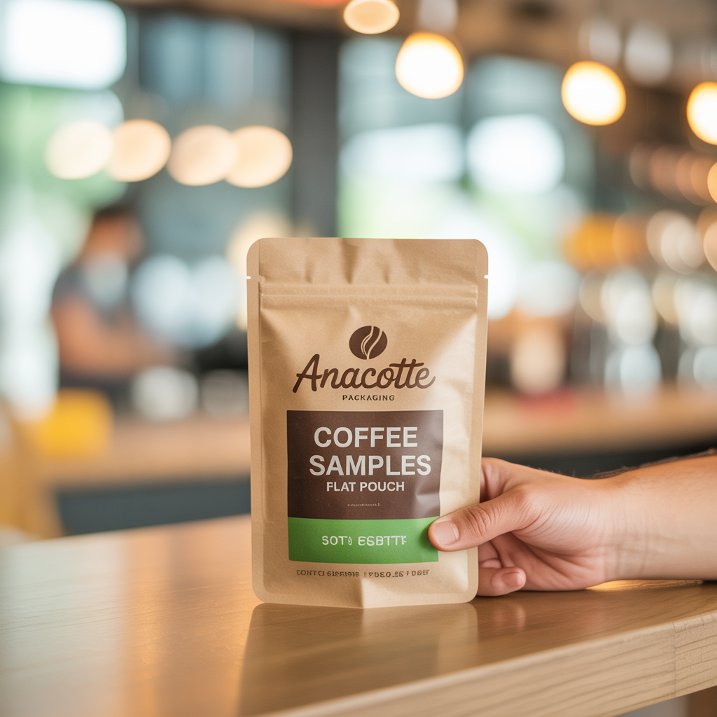 1 oz | 30 g Tea, Snack Packs and Coffee Samples Flat Pouch Custom Packaging