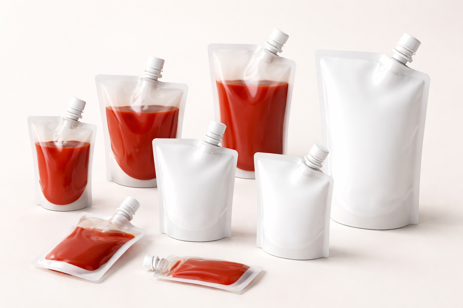 Sauce Spout Pouch | Custom Liquid Sauce Packaging Bags | Anacotte