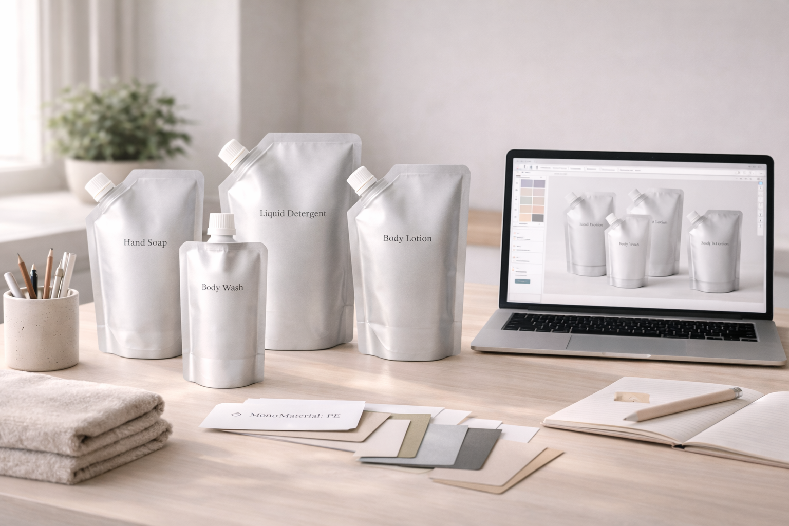 High-Barrier Aluminum Foil Spout Pouch | Custom Liquid Packaging with Nozzle