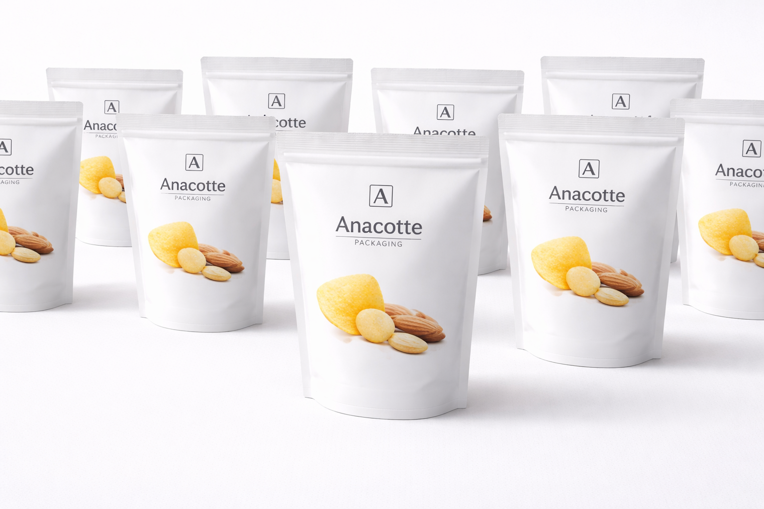 Stand Up Pouch for Snacks | Custom Printed Resealable Snack Packaging Bags