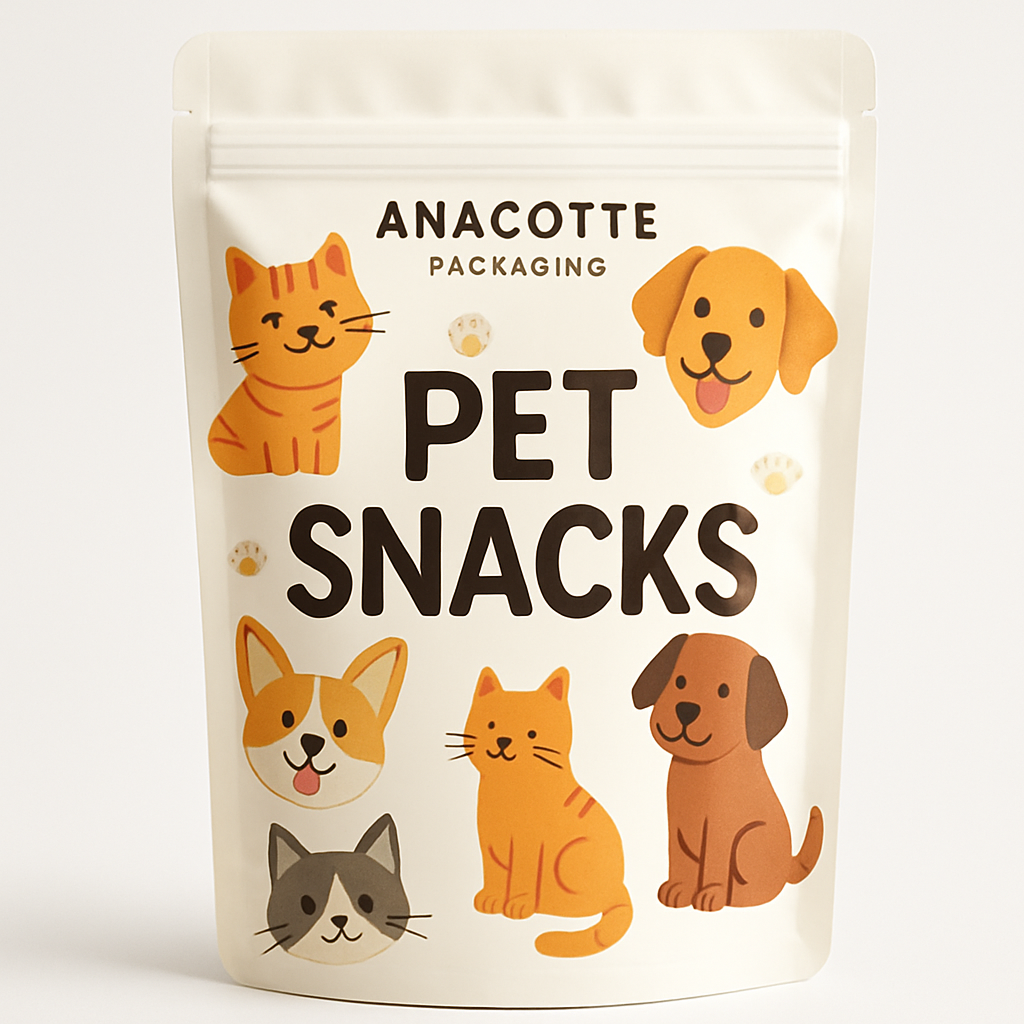 Premium Pet Snack Bags – Durable, Resealable, Customizable